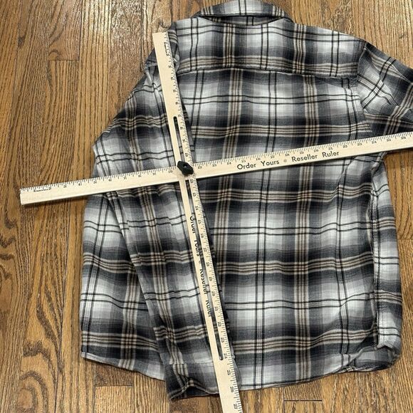 Patagonia Flannel Shirt Mens M Medium Lightweight Organic Cotton Plaid Hiking - Picture 11 of 12